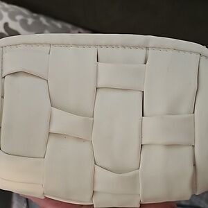 White over the shoulder bag, small